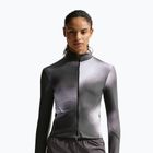 Bluză de alergare pentru femei Nike Swift Dri-Fit Full Zip Mid-Layer dark smoke grey/light smoke grey