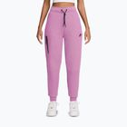 Pantaloni pentru femei Nike Sportswear Tech Fleece Mid-Rise light magenta/black