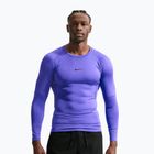 Longsleeve de antrenament pentru bărbați Nike Pro Dri-Fit Tight Fitness persian violet/black