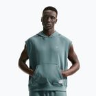 Bluză de antrenament pentru bărbați Nike Athletic Club Dri-Fit Sleeveless Hoodie mineral slate/mineral slate