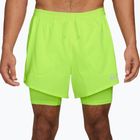 Pantaloni scurți de alergare pentru bărbați Nike Stride Dri-Fit Hybrid 5" volt ice