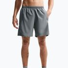 Pantaloni scurți de alergare pentru bărbați Nike Miler Dri-Fit Brief Lined7" smoke grey/smoke grey