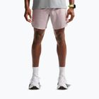 Pantaloni scurți de alergare pentru bărbați Nike Stride Dri-Fit Brief-Lined 7" particle rose