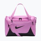 Geantă de antrenament Nike Brasilia Duffel Extra Small 24 l light magenta/black/black