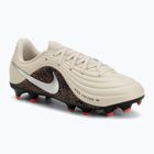 Încălțăminte de fotbal pentru copii Nike United Jr. Tiempo Maestro Academy MG fossil/burgundy crush/metallic silver