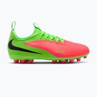 Încălțăminte de fotbal pentru copii Nike Jr. Phantom 6 Academy Erling Haaland AG hot punch/green strike/black