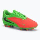 Încălțăminte de fotbal pentru copii Nike Jr. Phantom 6 Club Erling Haaland MG hot punch/green strike/black