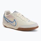 Încălțăminte de fotbal pentru bărbați Nike Tiempo Streetgato PRM IC coconut milk/gum medium brown/blue crystal