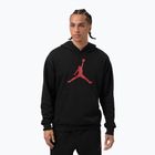 Bluză pentru bărbați  Jordan Pullover Hoodie black/gym red
