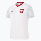 Tricou de fotbal pentru bărbați Nike Dri-Fit Poland Home 2026 white/field silver