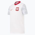 Tricou de fotbal pentru copii Nike Dri-Fit Poland Home 2026 white/field silver