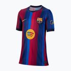 Tricou de fotbal pentru copii Nike FC Barcelona Dri-Fit Stadium Home deep garnet/blue void/mineral yellow