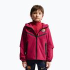 Geacă de fotbal pentru copii Nike FC Barcelona Tech Full Zip noble red/black/mineral yellow