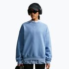 Bluză pentru femei Nike Studio Fleece Medium Weight work blue/sail