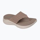 Papuci pentru femei SKECHERS Ultra Flex 3.0 Rhythm Waves brown