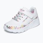 Încălțăminte pentru copii SKECHERS Uno Lite Heart Craze white/multi