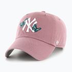 Șapcă 47 Brand MLB New York Yankees Icon Alt CLEAN UP mauve