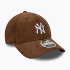 Șapcă cu cozoroc New Era Cord 9Forty Mcrown New York Yankees auburn închis/toamnă închisă