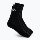 Șosete HEAD Tennis 3P Club Short Crew 3 perechi black