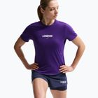 Tricou de alergare pentru femei Nike Swift London Dri-Fit court purple