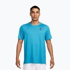 Tricou pentru bărbați Nike Court Dri-Fit Advantage baltic blue/black