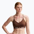 Sutien de antrenament pentru femei Nike Dri-Fit Indy Light Support cacao wow