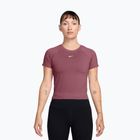 Tricou de antrenament pentru femei Nike Pro Seamless pink smoke/white