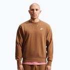 Bluză pentru bărbați Nike Club ale brown/white