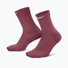 Șosete Nike Run Midweight Crew pink smoke/pink rise/white