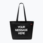 Geantă Nike Heritage "Your Message Here" Tote 22 l black/white/safety orange