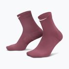 Șosete Nike Run Midweight Micro Crew pink smoke/pink rise/white