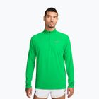 Bluză de alergare pentru bărbați Nike Stride 1/4 Zip Dri-Fit green spark