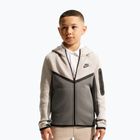 Bluză pentru copii Nike Sportswear Tech Fleece moon particle/cave stone/black/black