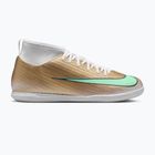 Încălțăminte de fotbal pentru copii Nike Jr. Mercurial Superfly 11 Club "Kylian Mbappé" metallic gold/green glow