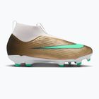 Încălțăminte de fotbal pentru copii Nike Jr. Mercurial Superfly 11 Academy "Kylian Mbappé" metallic gold/green glow