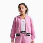 Bluză pentru copii Nike Pro Fleece pink rise/pink rise/black/white