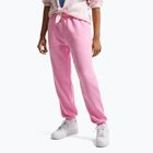Pantaloni pentru copii Nike Sportswear Studio Fleece pink rise/white