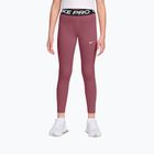 Colanți pentru copii Nike Pro pink smoke/white