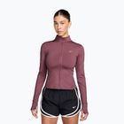 Bluză pentru femei de alergare Nike Swift Dri-Fit Full Zip pink smoke