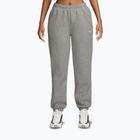 Pantaloni pentru femei Nike Studio Fleece dark grey heather/sail