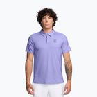 Tricou de tenis pentru bărbați Nike Court Advantage purple pulse/gridiron