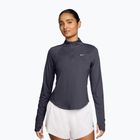 Longsleeve de alergare pentru femei Nike Tempo Swoosh Run Dri-Fit 1/4-Zip LS gridiron/white