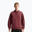 Bluză de antrenament pentru bărbați Nike 24.7 ImpossiblySoft Light Boulder/Black/Burgundy Crush