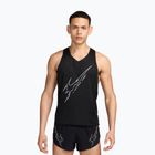 Tricou de alergare pentru bărbați Nike AeroSwift black