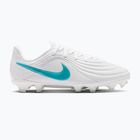 Încălțăminte de fotbal pentru copii Nike Tiempo Maestro Academy Jr FG/MG white/white/dusty cactus