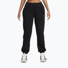 Pantaloni pentru femei Nike Studio Fleece total black/sail