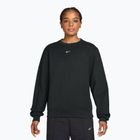 Bluză pentru femei Nike Studio Fleece total black/sail
