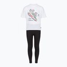 Set pentru copii New Balance Floral Shoe Graphic Tee and Legging nb bright white