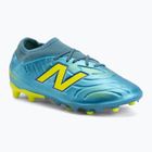 Încălțăminte de fotbal pentru copii New Balance Tekela Team V5 FG metallic blue/alkaline green