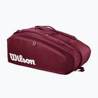 Geantă de tenis Wilson Defyer Racket Bag 15Pk V1 red
